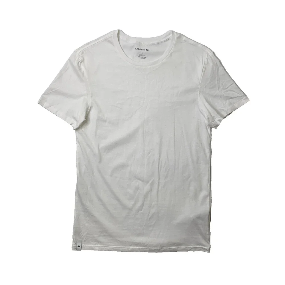 Lacoste T Shirt Mens M Medium Cotton Underwear Undershirt Sleep Baselayer